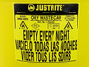Justrite 21 Gallon Oily Waste Can - Yellow Foot Operated (09700 / 09710)