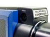 RCA TC5002 Micro-Mac Chroma camera front-left panel showing IRIS control port and Micro-Mac Chroma nameplate