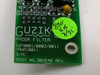 Guzik Program Filter PCB close-up of silkscreen label showing PROGR FILTER, 32F8001/8002/8011, RWA1001, and ASSY NO. 302640