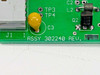 Close-up of Guzik 302240 PCB lower-left corner showing ASSY 302240 REV silkscreen, capacitor C3, test points TP3 and TP4, inductor L2, and transistor Q2 (S1A5 0104)