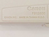 Canon F913800 model number and Made in Taiwan label on underside of CanoScan FB 630U