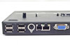 Lenovo ThinkPad 42W4627 Mini Dock – rear port close-up showing 4x USB 2.0, PS/2, RJ-45, RJ-11, and VGA ports