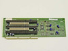 IBM 06H6096 riser card — top side showing three ISA expansion slots, PCI slot, and onboard ICs