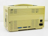 Novell LNalyzer BSI portable lunchbox PC — rear view showing vented panel, parallel and serial ports, and IEC power inlet