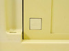 Novell LNalyzer BSI lunchbox computer — close-up of front panel RESET button