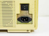 Novell LNalyzer BSI — rear power area close-up showing IEC C14 inlet and ON/OFF rocker switch with visible grime and discoloration on metal surround