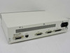 Cray Communications MR-1010 MatchBox Router rear panel showing 10BASE-T LAN port, dual WAN serial ports, and console port