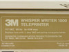 3M Whisper Writer 1000 Teleprinter with 1445 BC Keyboard (1480BA)