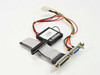 Computer Products EM951S DC-DC power converter assembly showing module, wiring harness, ribbon cable, and dual-port ISA bracket — alternate angle