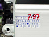 Seiko LTP5446B-C832 print head model label close-up showing model number and DIP switch position chart