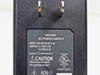 Motorola 163-0022 AC power supply label showing 120V input, 4.1 VDC 0.4A and 6.0 VDC 0.1A output, UL listed
