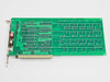Keithley PCIP-RES PC7672 ISA card rear/solder-side view showing PCB traces and ISA edge connector