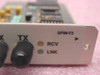 Cabletron SPIM-F2 front panel closeup showing SPIM-F2 label, RX TX ST connectors, and RCV LNK LED indicators