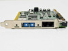 Cubix A3970 ISA Sensor card — bracket/backplane view showing two blue hex rotary address switches and one RJ-style external port