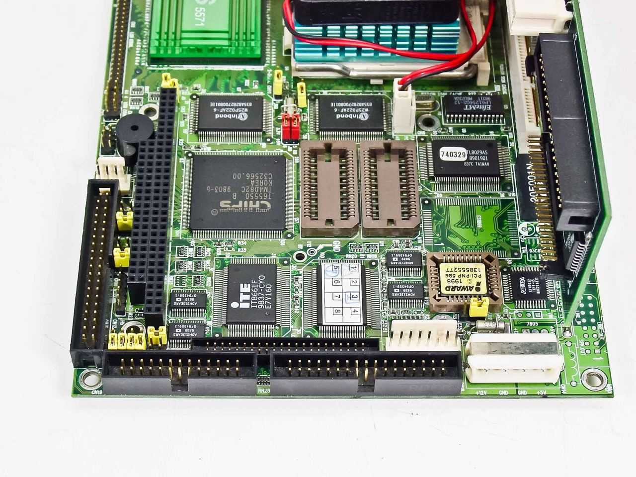 Advantech SBC Single Board Intel 133Mhz Computer w/Riser Card (PCM