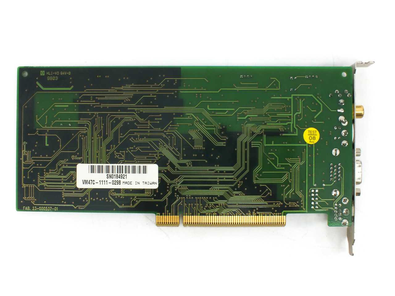 SuperM テン IDカード Sigma Designs 53-000537 PCI Video Card RealMagic EM7210