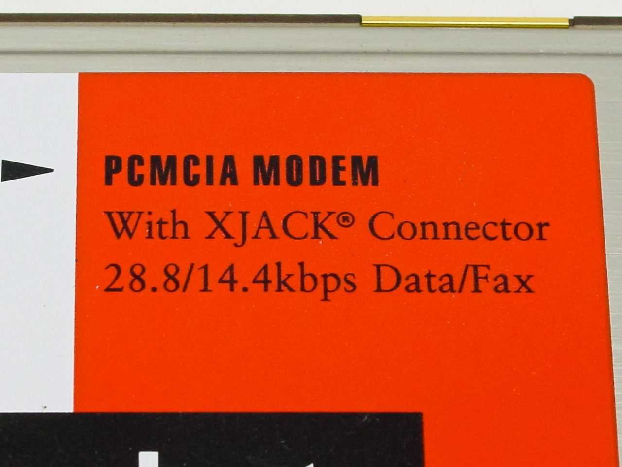 Megahertz XJ2288 28.8K PCMCIA 14.4K Modem W/ XJack