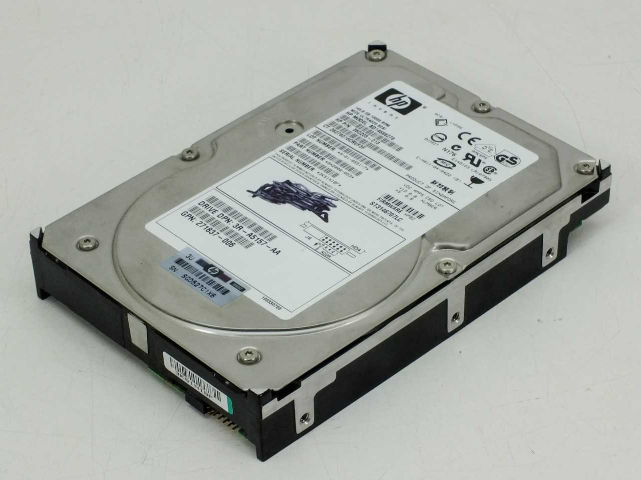 HP BD14688278 146GB 3.5 SCSI Wide Ultra320 Hard Drive - 80-Pin SCA Hot Swap