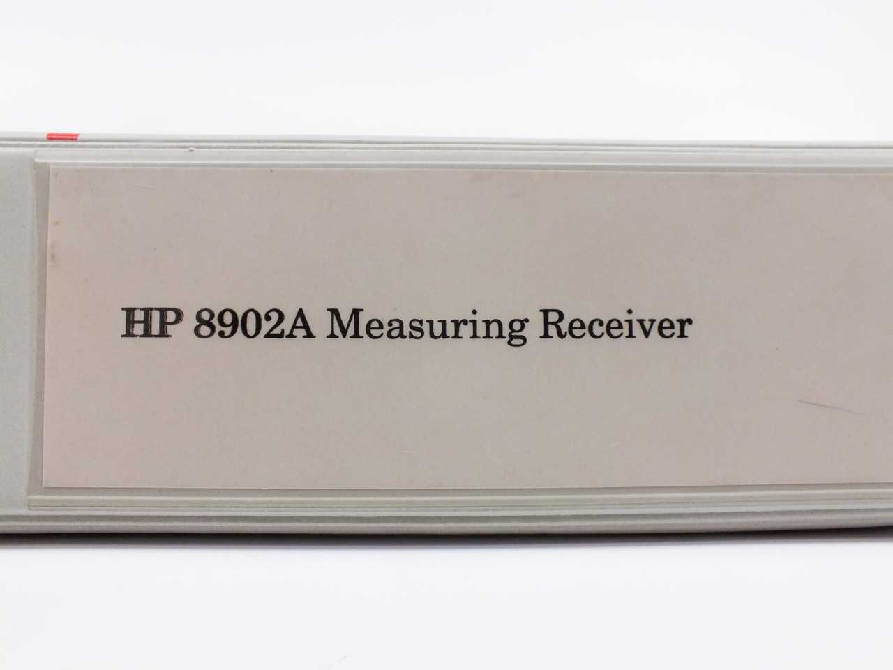 HP 8902A Measuring Receiver Operation and Calibration Manual