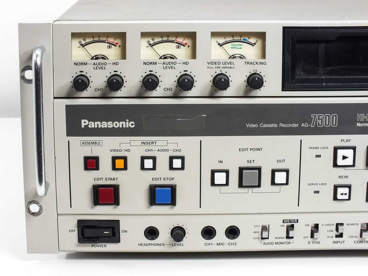 ビデオデッキ【パナソニックAG-7400 S-VHS】 HOT，2025】 中古