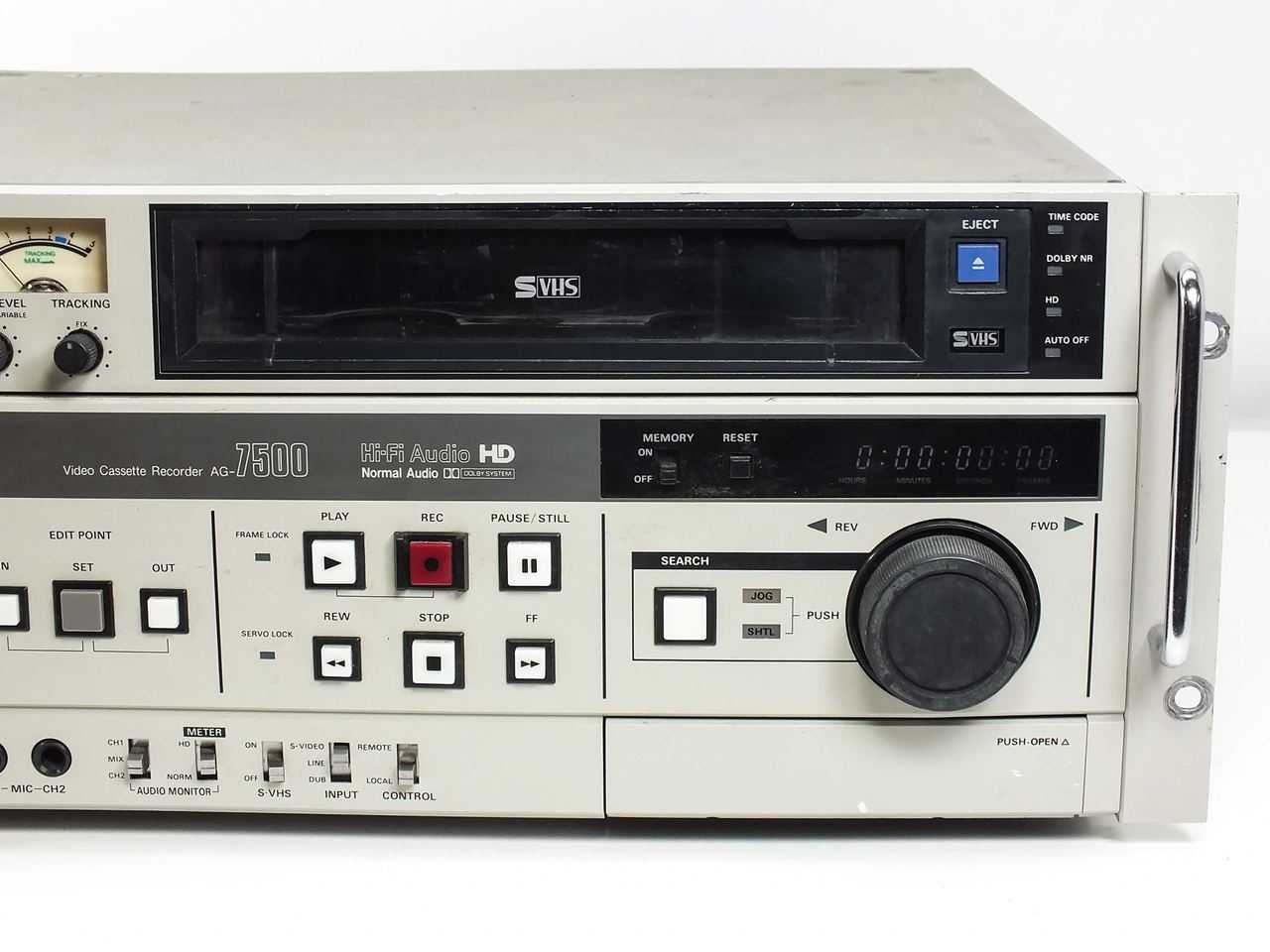 Panasonic AG-7500 Professional S-VHS / VHS Tape Cassette Recorder