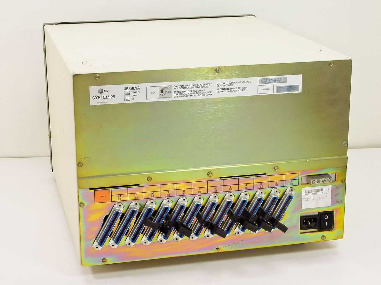 AT&T J58901A AT&T Telephone System 25 Switch- no cards
