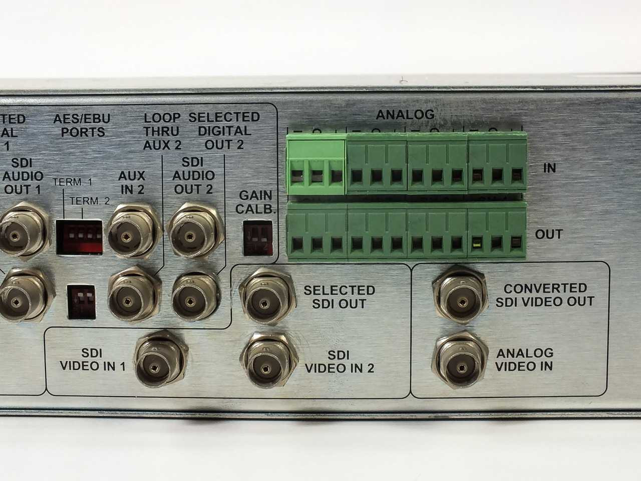 Wohler Panorama VAMP-1 SDI DTV Digital A/V Monitor Panel