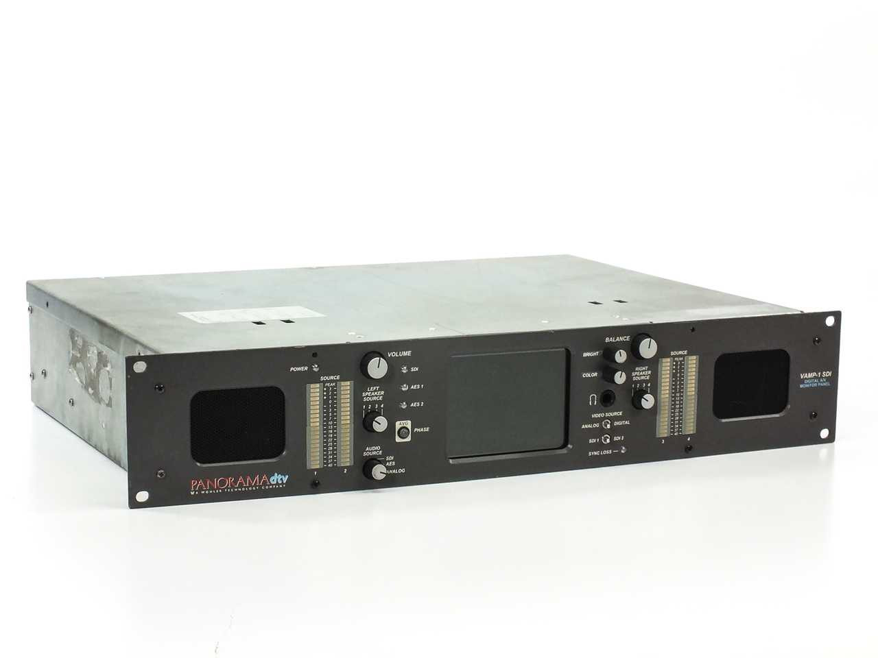 WOHLER AMP1A PLUS AUDIO MONITOR 2-channel, analogue, 5W RMS per side, 1U