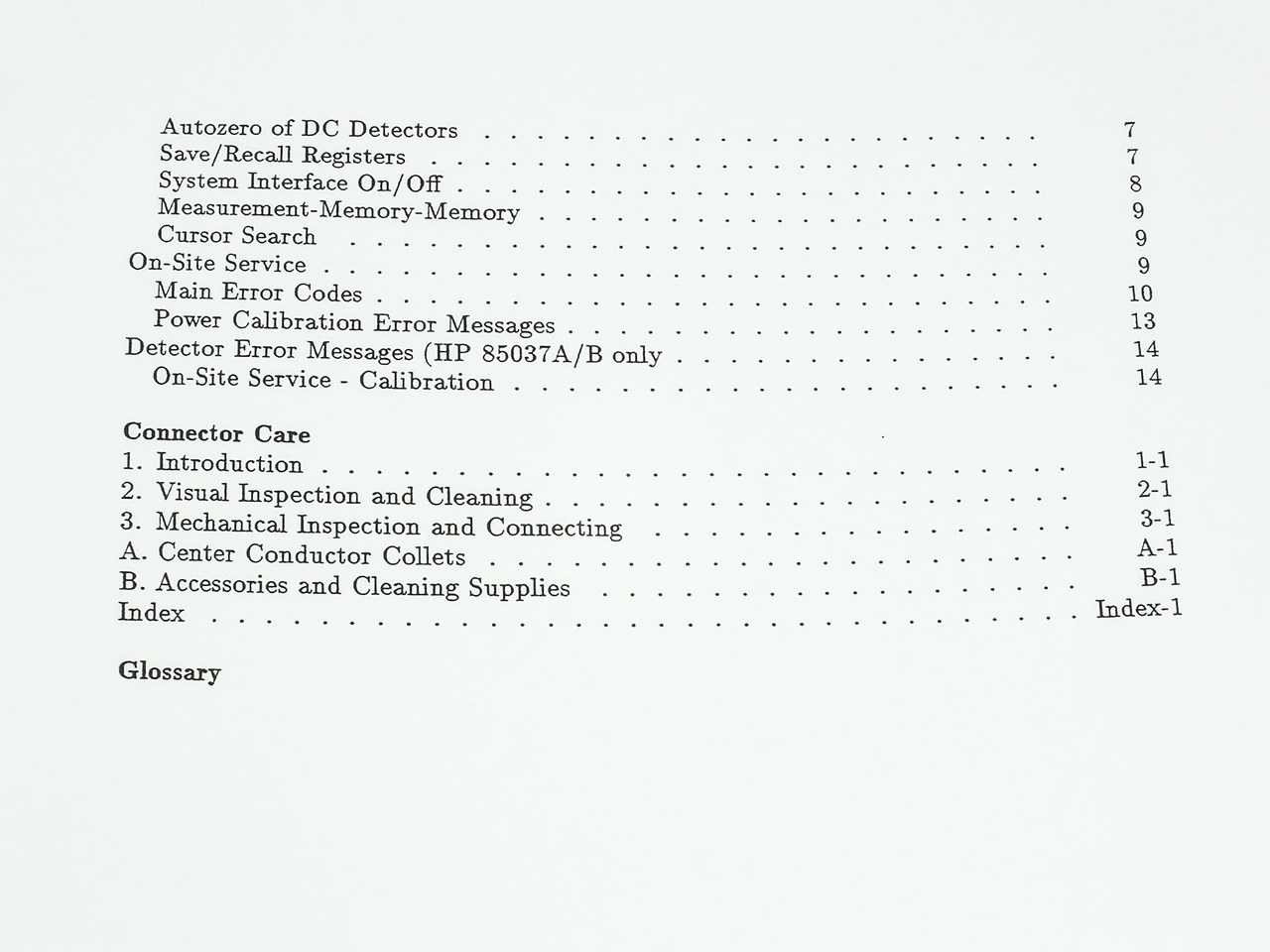 HP 8757D Scalar Network Analyzer - Operating Manual in Binder