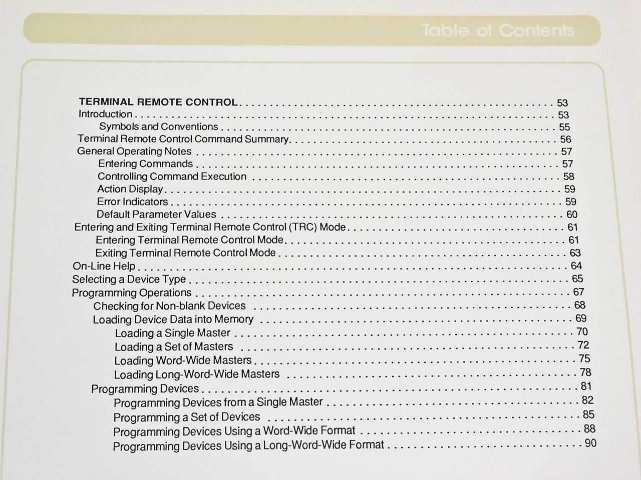 Data I/O 280 Set Programmer Operator's Manual