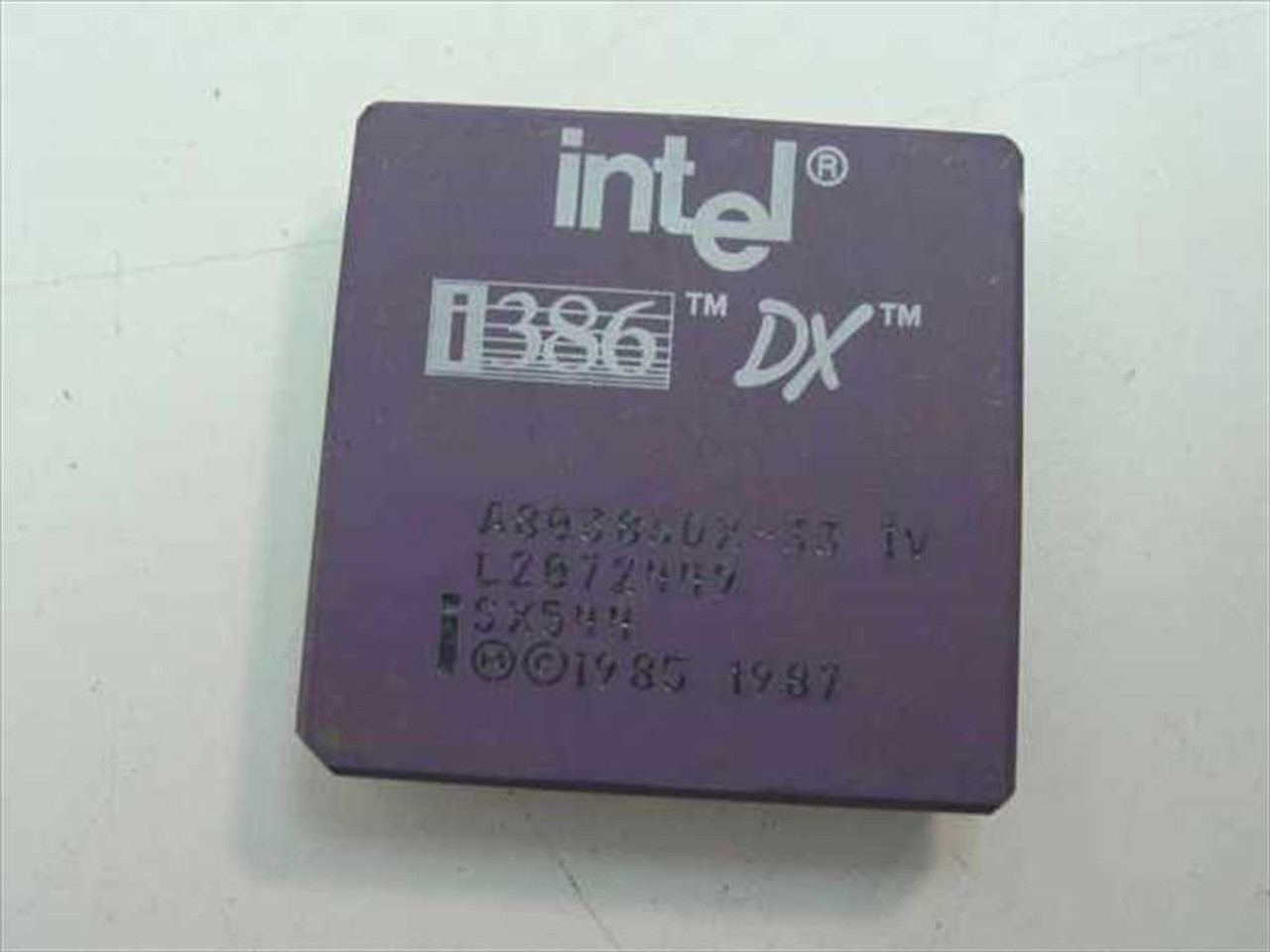 Intel i386 386 DX 33Mhz Processor A80386DX-33 (SX544)