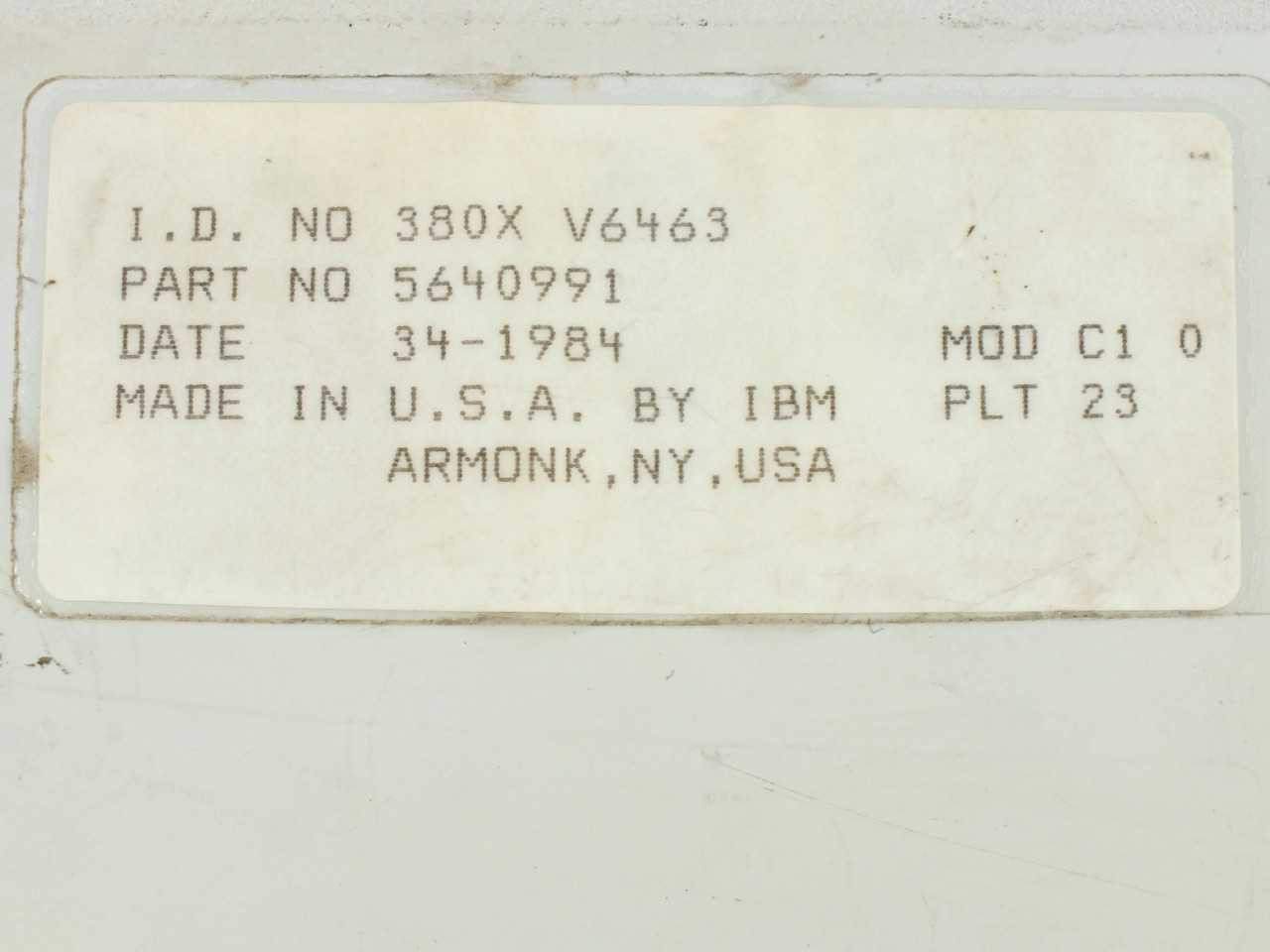 IBM 5640991 Vintage 1984 Clicky 3178 Terminal Keyboard - Square