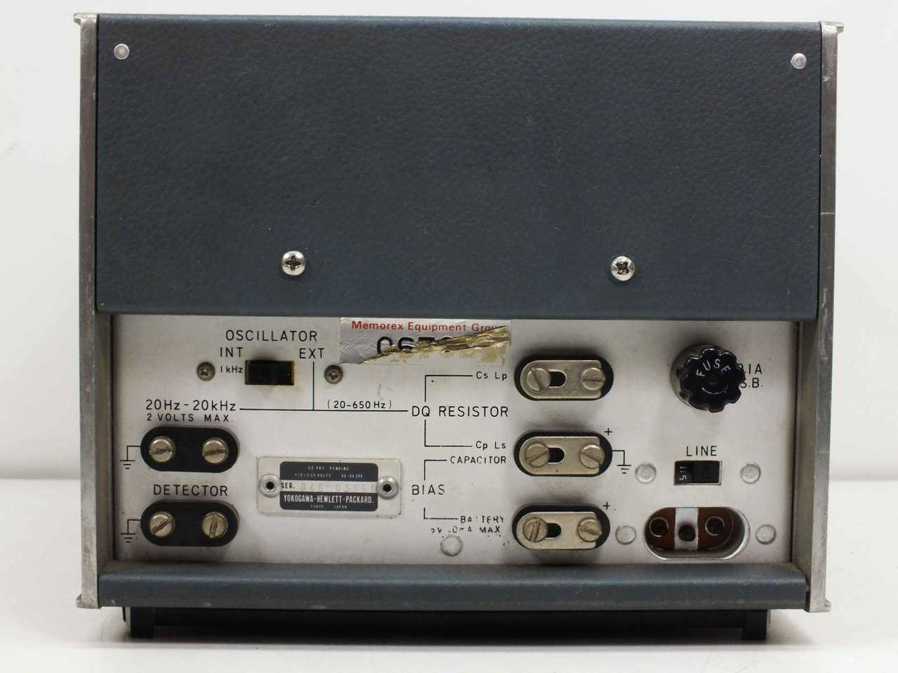 YHP　4260A UNIVERSAL BRIDGE HP 4260A Universal Bridge