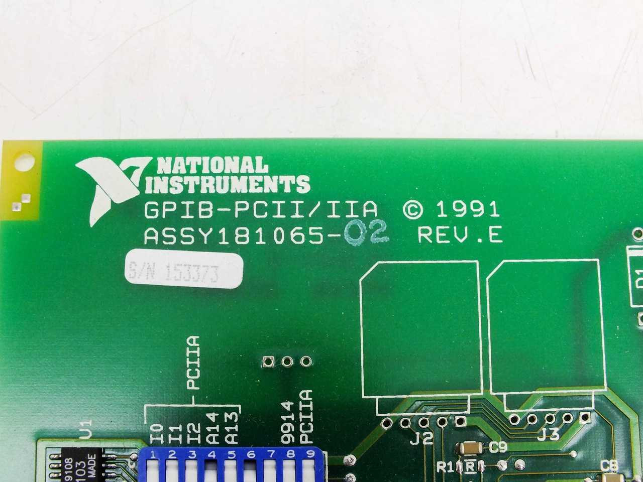その他 n National Instruments GPIB-PCII/IIA 8-Bit ISA Interface Card