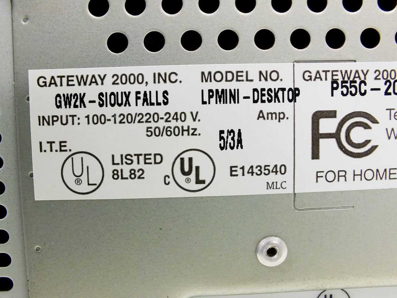 Gateway 2000 GP5-200 Intel MMX 200MHz, 32MB RAM, HDD 3.2GB