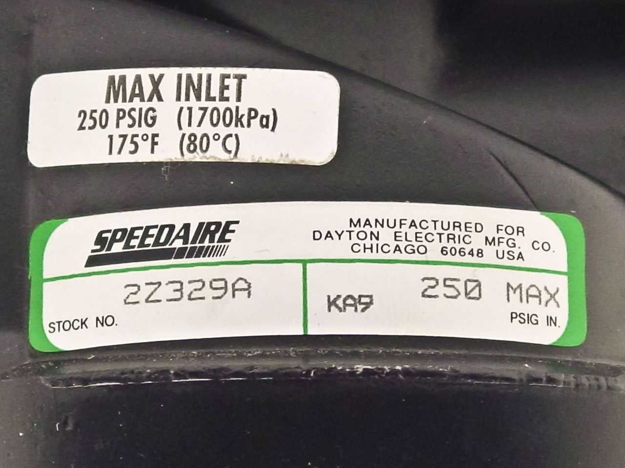 Speedaire 2Z329A Air Line Filter