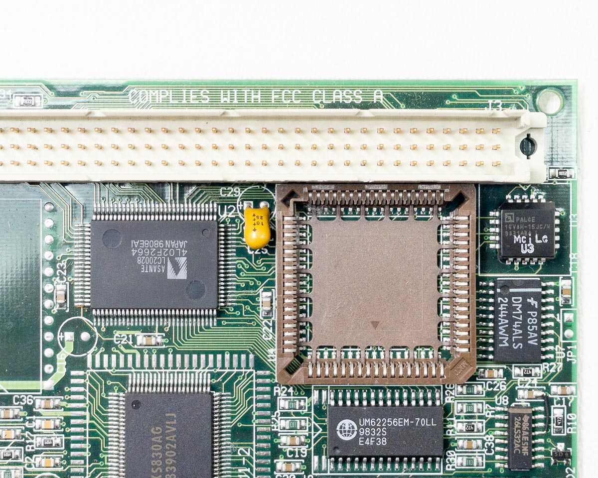 Asante MCLC Nubus Ethernet Card Rev. 6 with FPU Socket for Apple