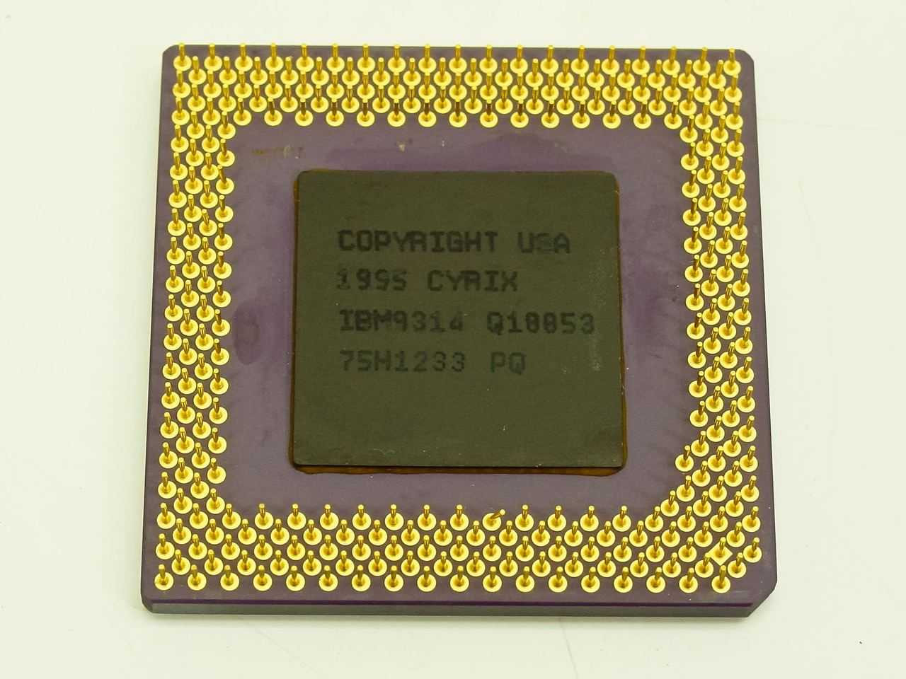 CYRページ IBM IBM 6X86 CYRIX 686 IBM26 Gold Faced CPU