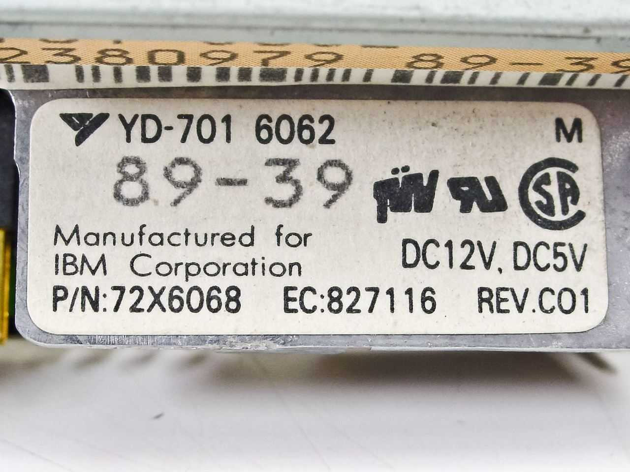 IBM 72X6068 1.44 MB 3.5