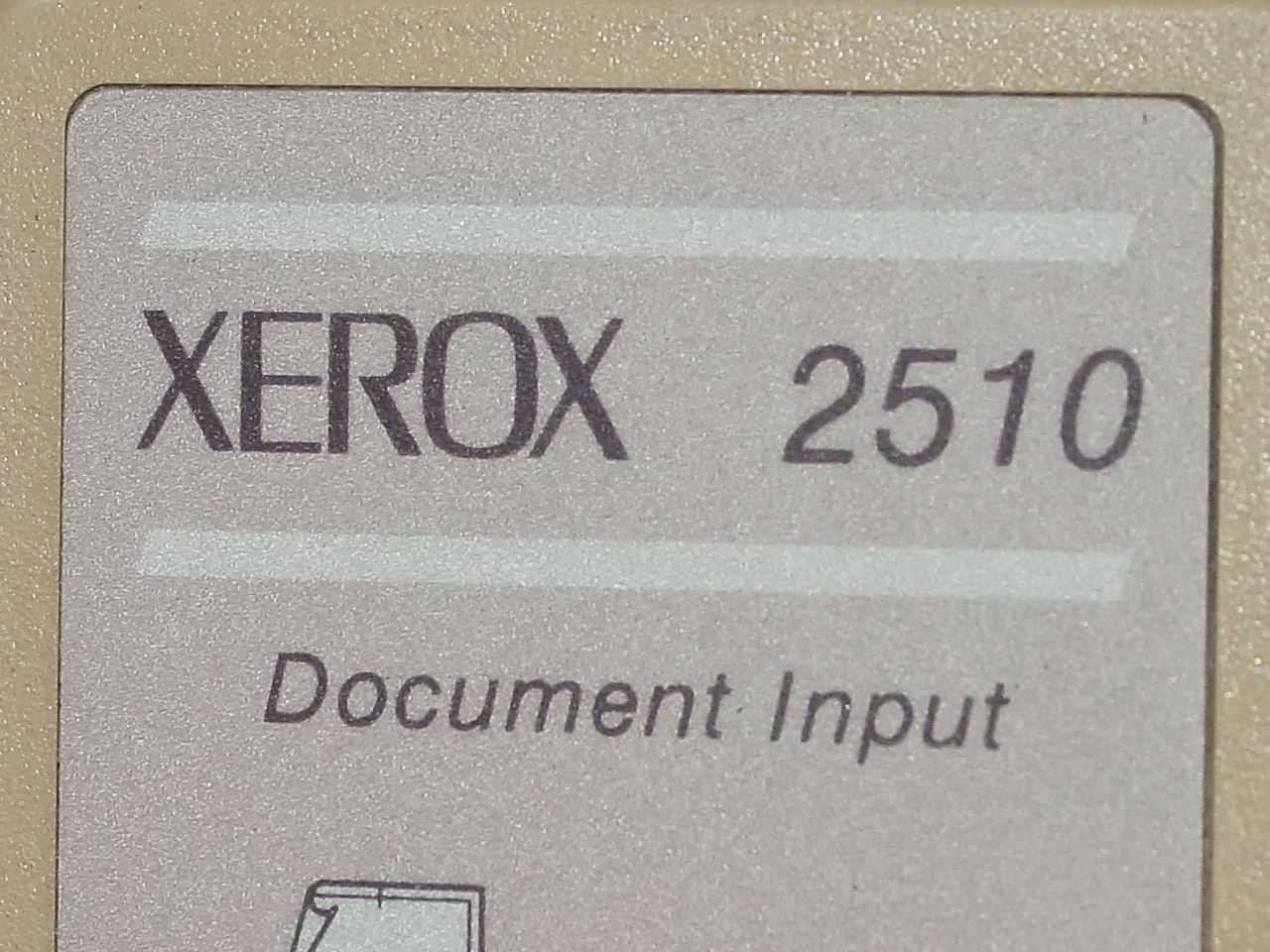 Xerox 2510 Large Format ~ 36