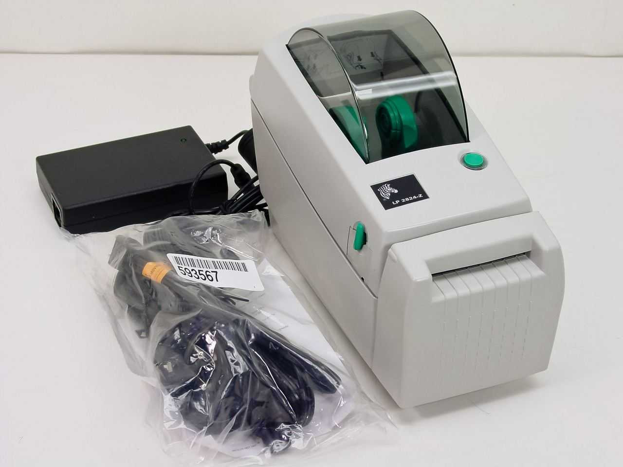 Zebra 282Z-21102-0046 LP 2824-Z Label Printer USB with Cutter