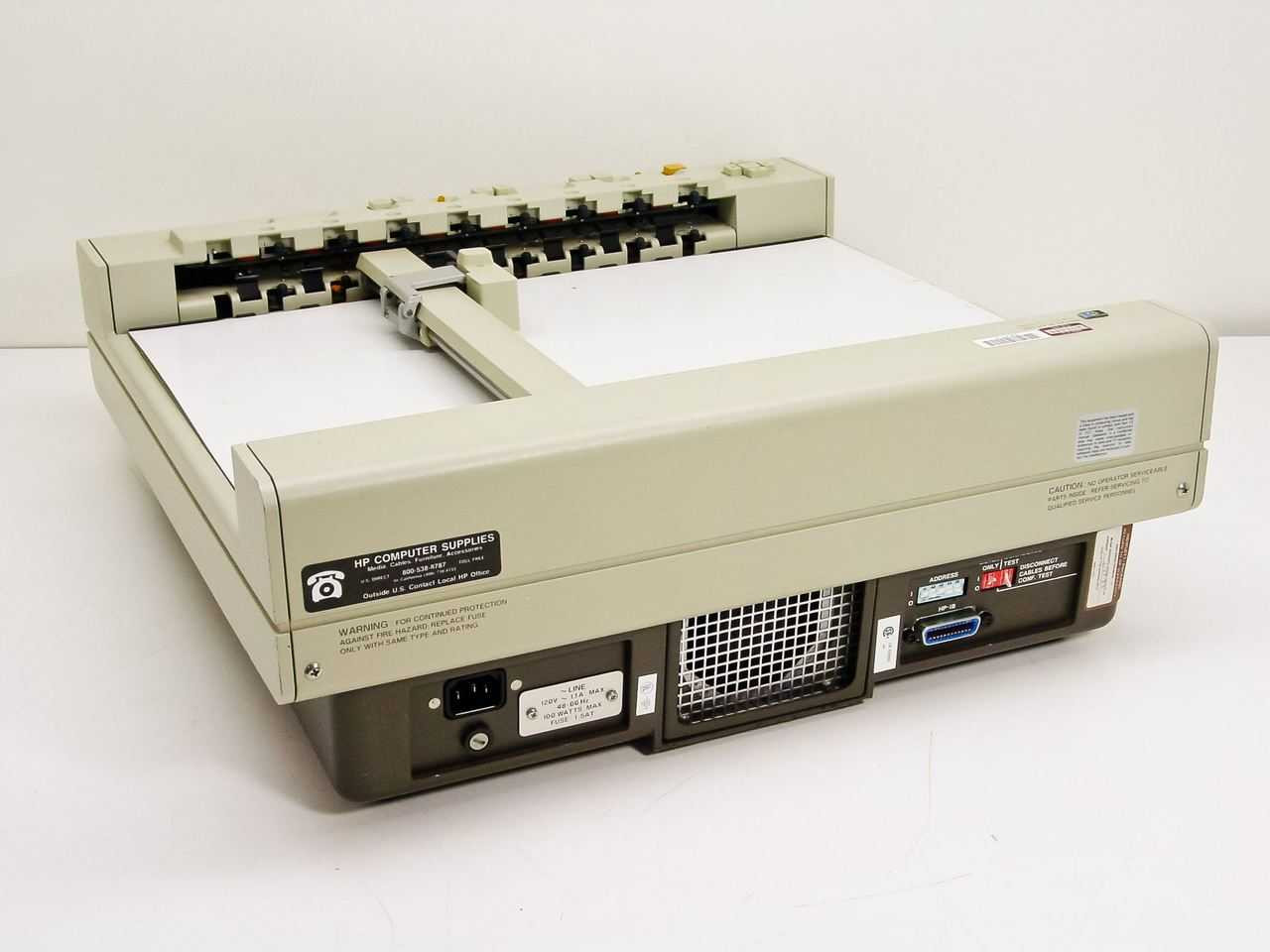 HP 9872C 8 Pen Flatbed Graphics HPIB Plotter/8ペン プロッター
