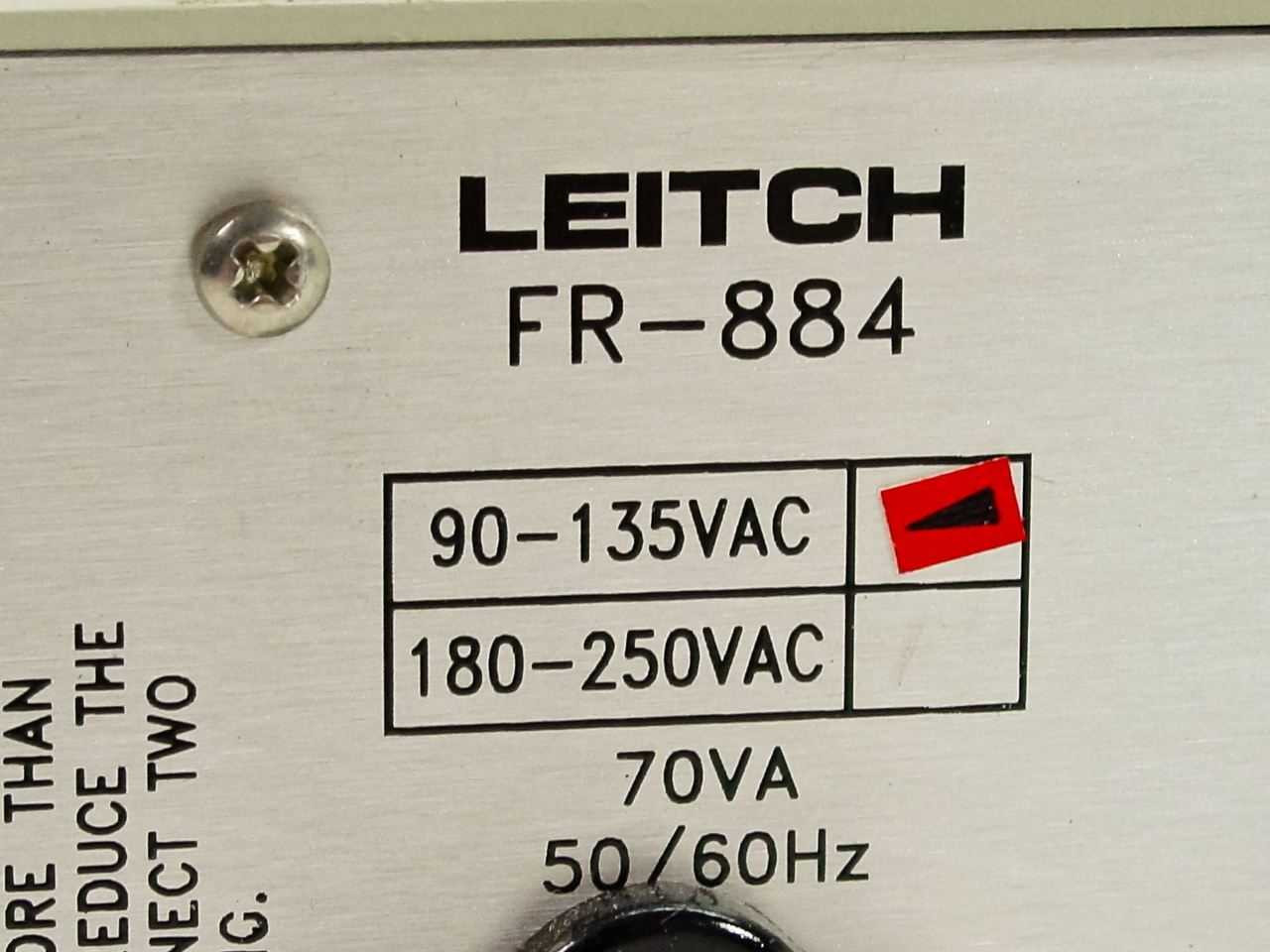 LEITCH FR-884 Audio Distribution Amplifier w/ADS-880 LO Z Cards