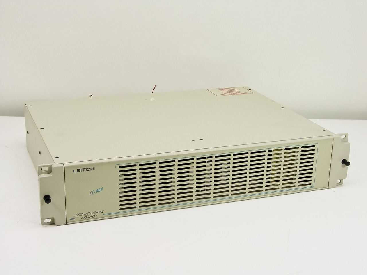 LEITCH FR-884 Audio Distribution Amplifier w/ADS-880 LO Z Cards