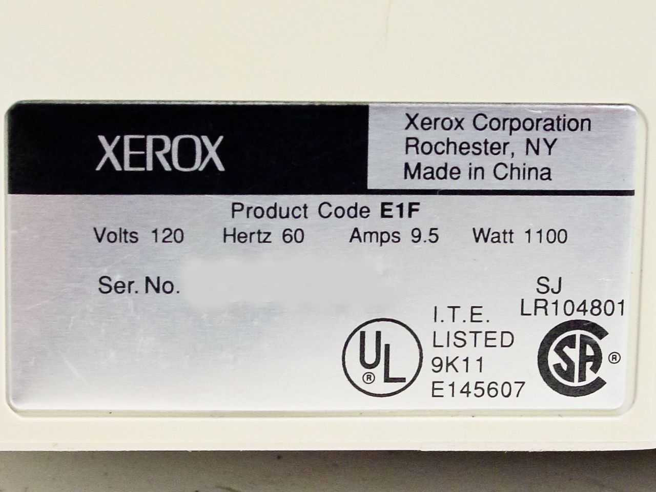 Xerox XC830 Copy Machine