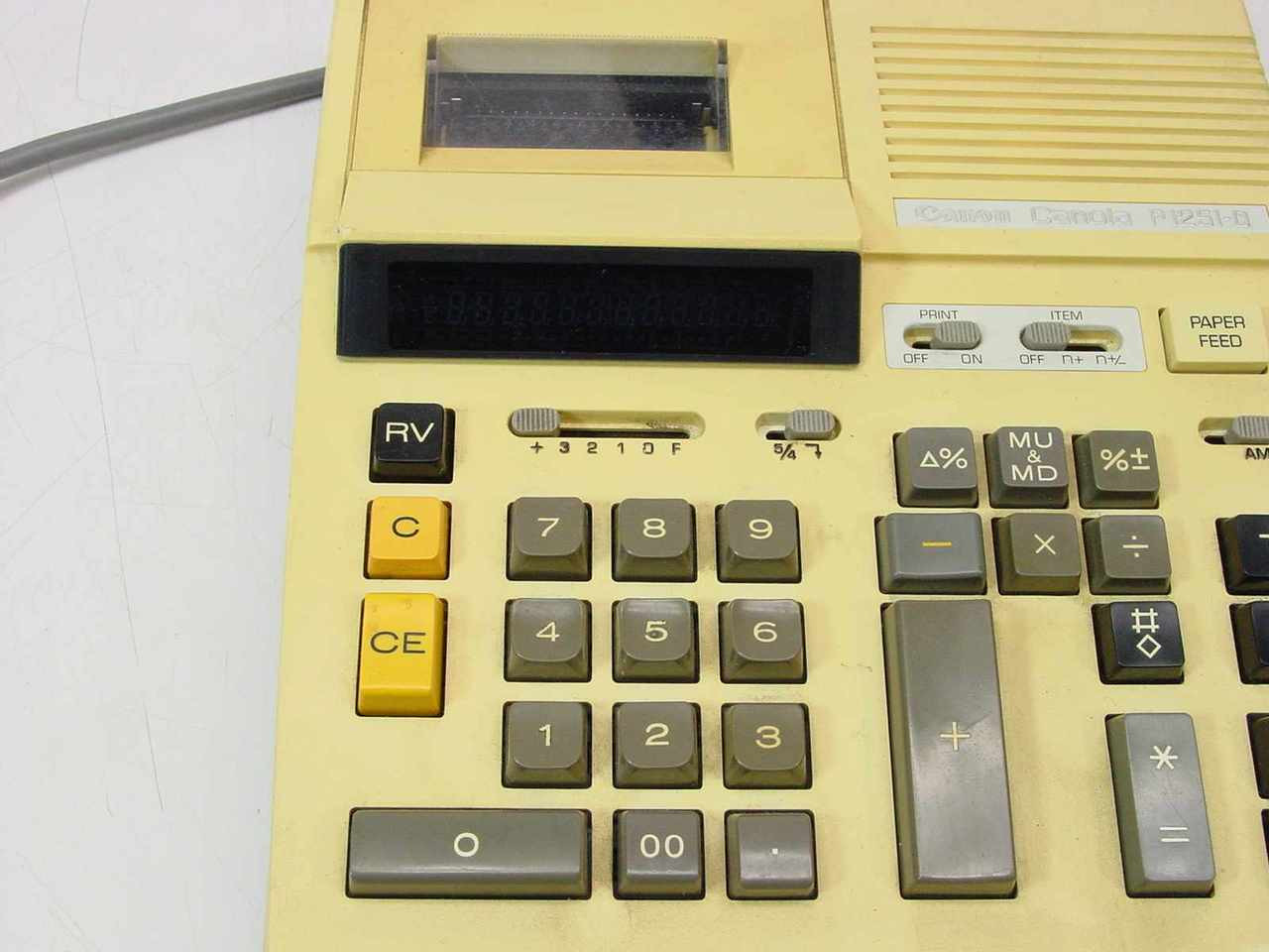 Canon Canola P1251-D Electronic Printing Calculator