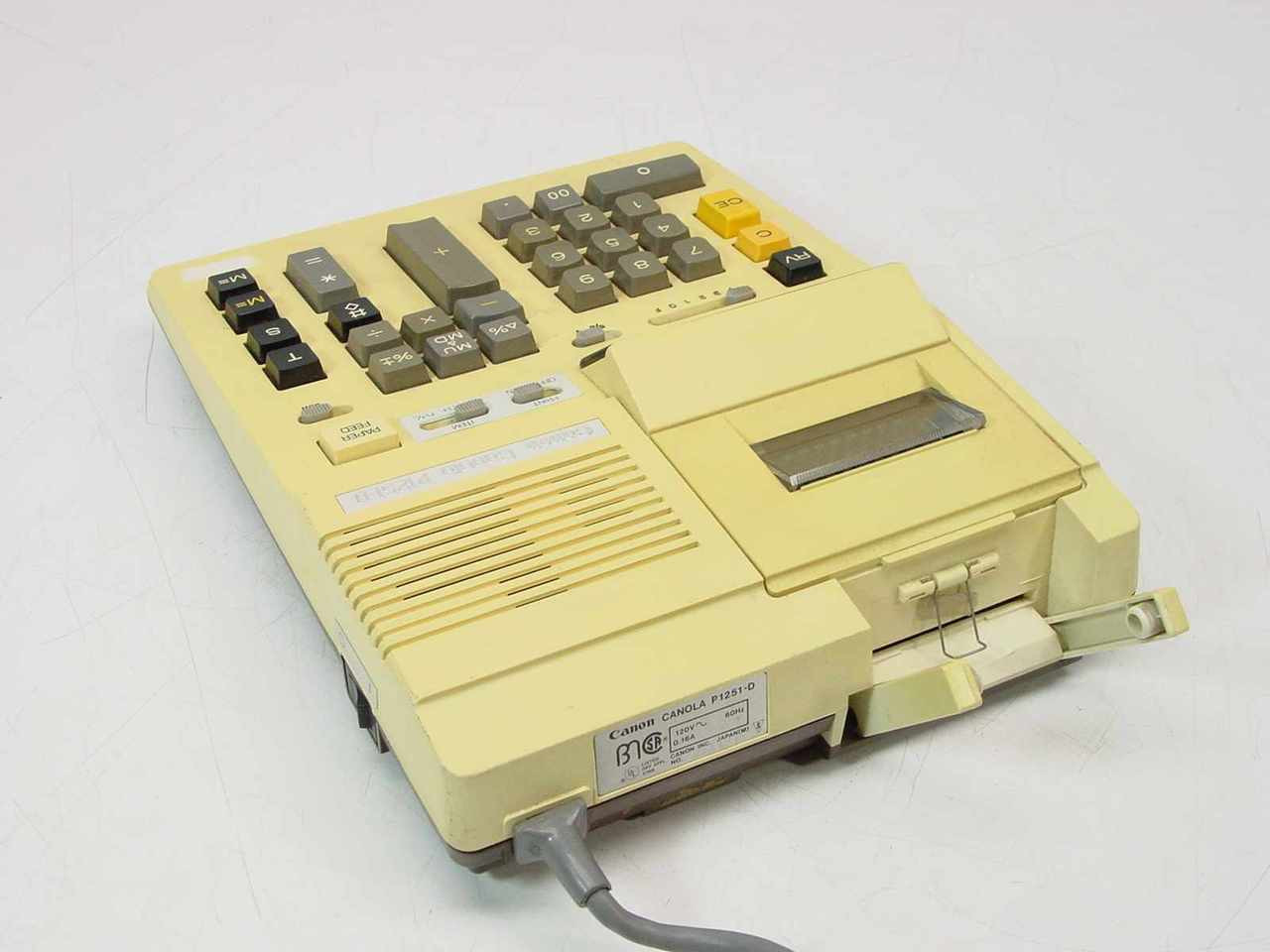 Canon Canola P1251-D Electronic Printing Calculator
