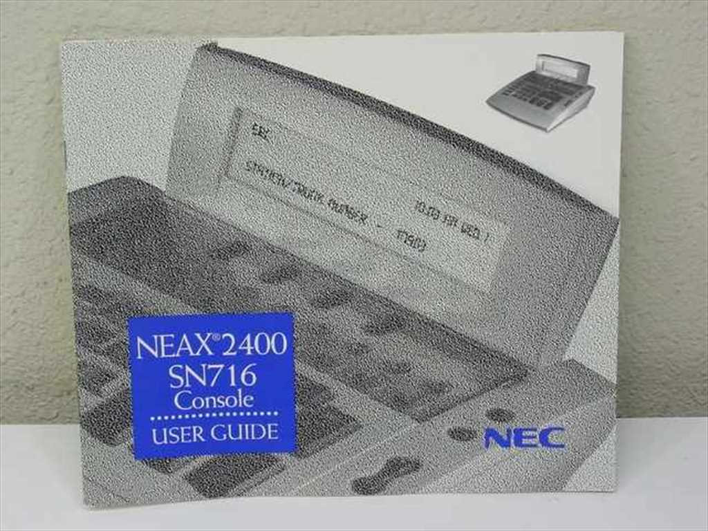 NEC SN716/SN536 Desk Console Phone Control Base with cradle & hand