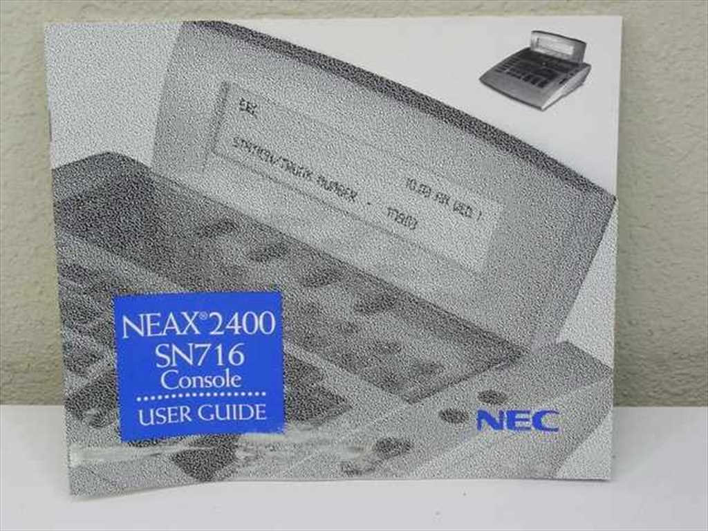 NEC SN716 Desk Con A-A Desk Console Phone Control Base