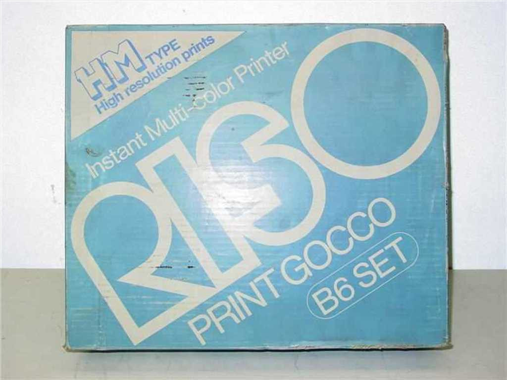 Riso B6 Set Print Gocco Instant Multi-Color Printer